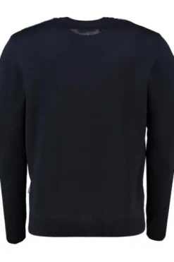 MAERZ Pullover blau gemustert Argyle-Muster
