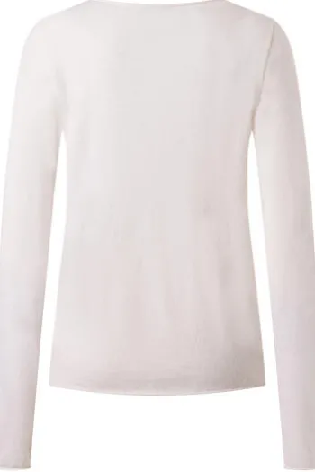 MAERZ Pullover natur extrafeine Merinowolle