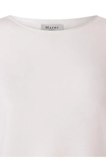 MAERZ Pullover natur extrafeine Merinowolle