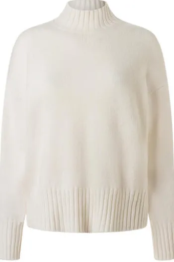 MAERZ Pullover natur Merinowolle