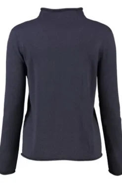 MAERZ Pullover navy extrafeine Merinowolle