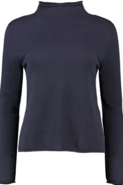 MAERZ Pullover navy extrafeine Merinowolle