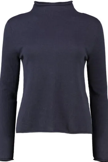 MAERZ Pullover navy extrafeine Merinowolle