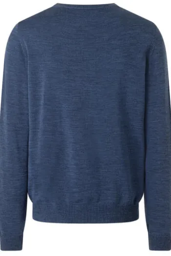 MAERZ Rundhals Pullover deep sea