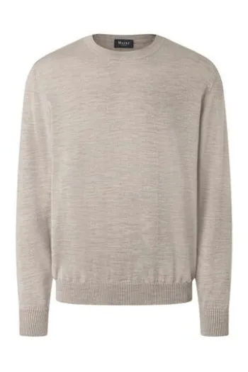 MAERZ Rundhals Pullover iced latte