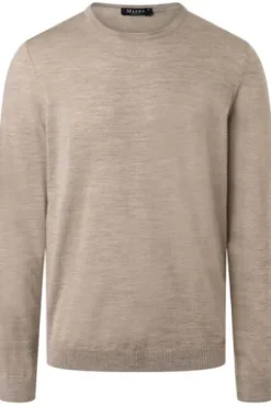 MAERZ Rundhals Pullover iced latte Modern Fit