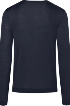 MAERZ Rundhals Pullover navy Modern Fit