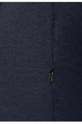 MAERZ Rundhals Pullover navy Modern Fit