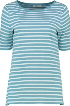 MAERZ Shirt delphinium blue gestreift