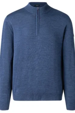 MAERZ Stehkragen Pullover deep sea