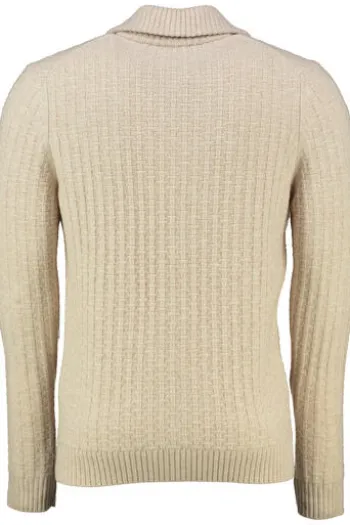 MAERZ Strickjacke beige aus Merinowolle