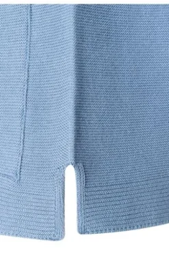 MAERZ Strickjacke endless sky- hellblau in Organic-Baumwoll-Qualität