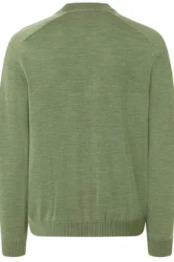 MAERZ Strickjacke grün aus Merinowolle