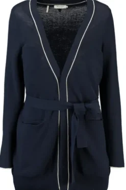 MAERZ Strickjacke marine in Linksstrick