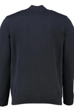 MAERZ Strickjacke marine mit Strukturmuster