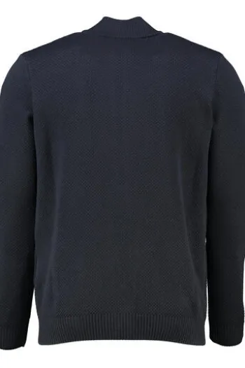 MAERZ Strickjacke marine mit Strukturmuster