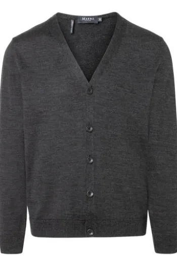 MAERZ Strickjacke mit Knöpfe anthrazit