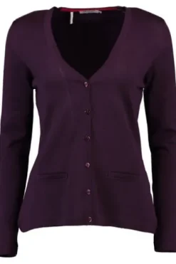 MAERZ Strickjacke pflaume