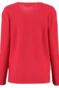 MAERZ Strickjacke rot in softer Natur-Qualität