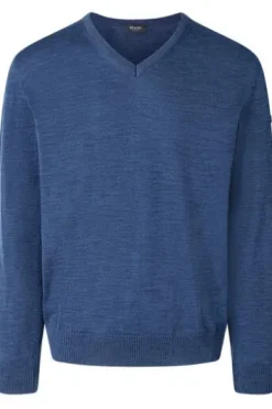 MAERZ V-Ausschnitt Pullover deep sea