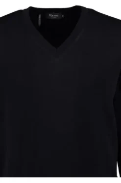 MAERZ V-Ausschnitt Pullover marine