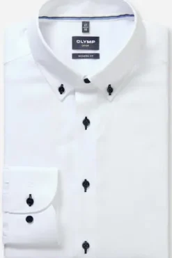 OLYMP Business Hemd Luxor weiss Modern Fit Langarm