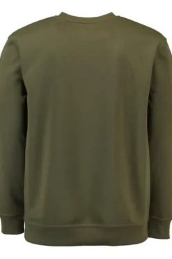 ORBIS Rundhals-Pullover oliv