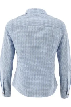OS TRACHTEN Bluse blau kariert