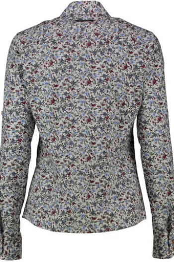 OS TRACHTEN Bluse grün im floralen Dessin