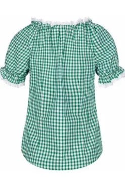 OS TRACHTEN Bluse gruen