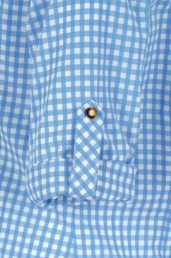 OS TRACHTEN Bluse hellblau
