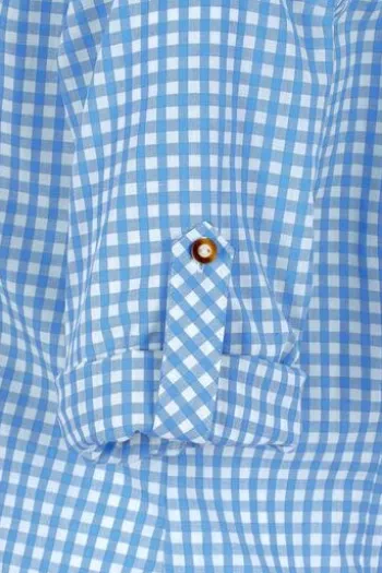OS TRACHTEN Bluse hellblau