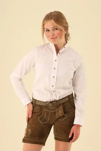 OS TRACHTEN Bluse weiß