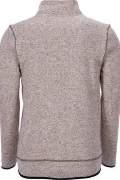 OS TRACHTEN Fleece-Jacke beige meliert