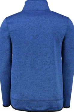 OS TRACHTEN Fleece-Jacke blau meliert