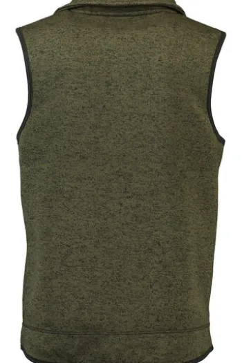 OS TRACHTEN Fleece-Weste oliv meliert