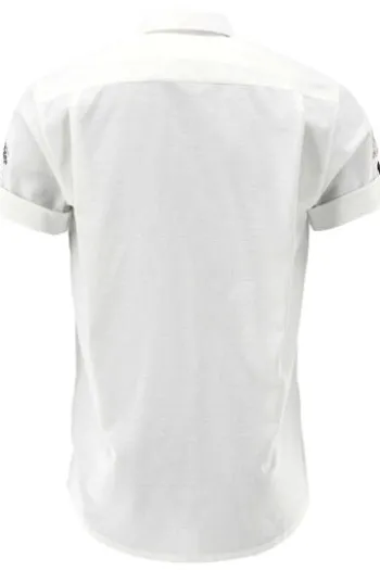 OS TRACHTEN Hemd weiss Regular Fit Kurzarm