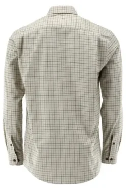OS TRACHTEN Jagd Karo Hemd Beige kariert Regular Fit Langarm