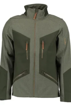 OS TRACHTEN Softshell-Jacke oliv zweifarbig