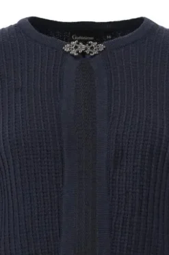 OS TRACHTEN Strickjacke marine langarm