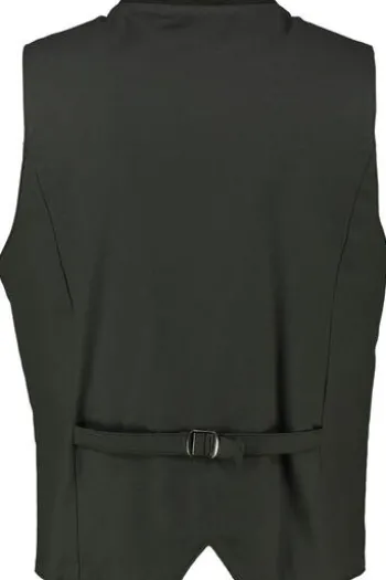 OS TRACHTEN Weste grün gemustert Slim Fit