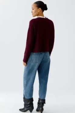 OUI Pullover bramble berry