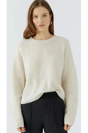 OUI Pullover Nila offwhite