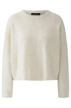 OUI Pullover Nila offwhite