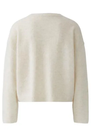 OUI Pullover Nila offwhite