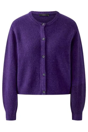 OUI Strickjacke Ilaya ultra violett