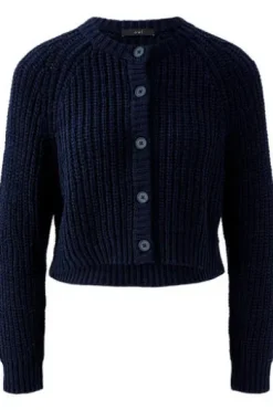 OUI Strickjacke OSKAR darkblue