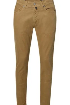PIERRE CARDIN Five-Pocket-Cord-Hose Lyon kelp Tapered Fit