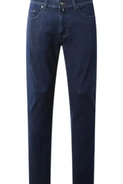 PIERRE CARDIN Five-Pocket-Jeans Lyon dark blue stonewash