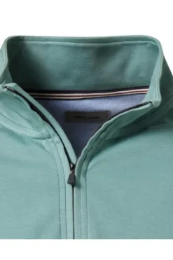 PIERRE CARDIN Langarm Polo-Shirt sagebrush green Modern Fit